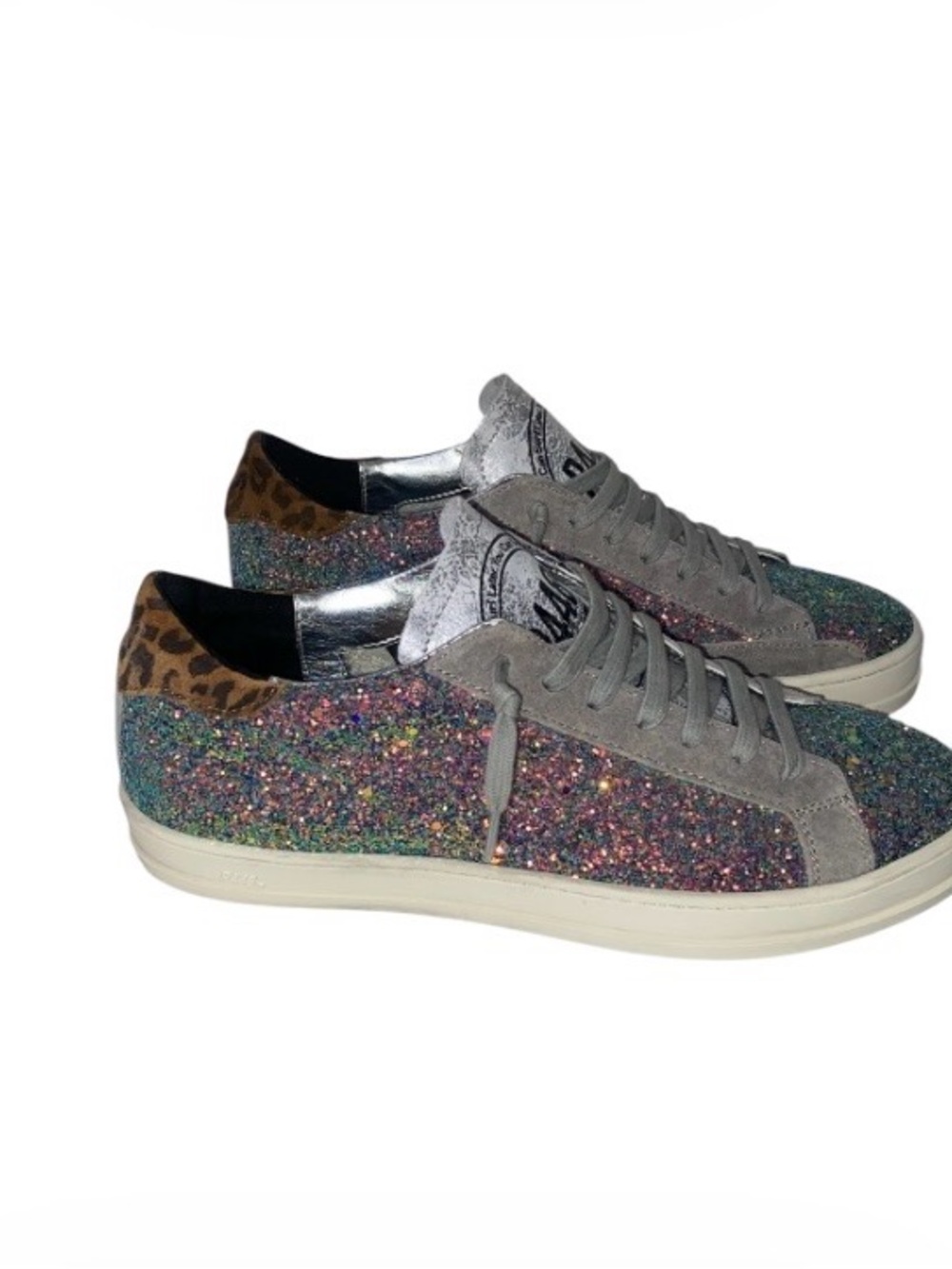 P448 John Multi Glitter women sneakers. Size 38/7.5-8
(Preowned)